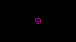 Neon Glitch Shapes - Polygonal Zoom